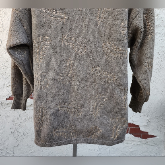 Small FIT Large ! vintage Grace by Starr DUCK bird long sleeve wrap sweater - Picture 12 of 16